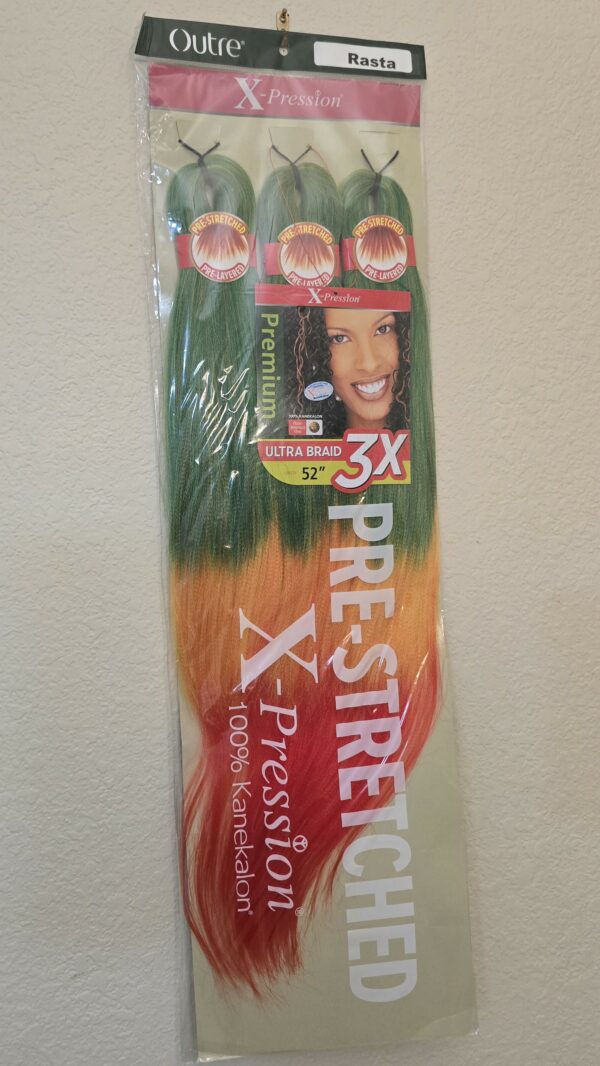 Color RASTA - X-pression Xpression Expression - Outre 3X Xpression Pre-Stretched Braiding Hair 52"